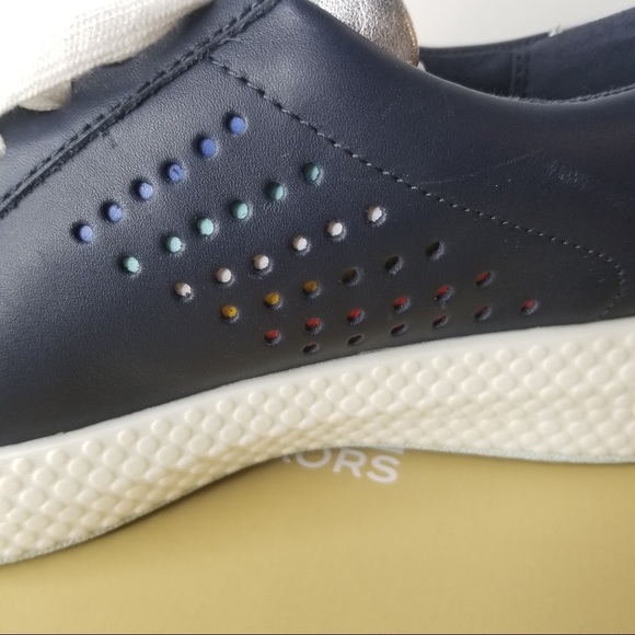 codie perforated leather sneaker